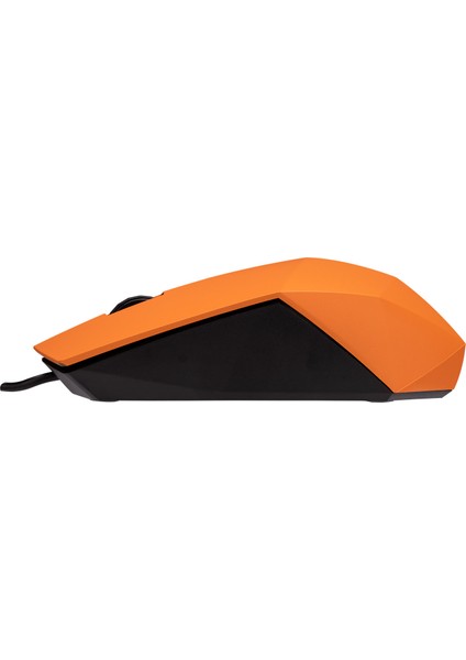 SM-201 USB Turuncu 1200DPI Optik Kablolu Mouse