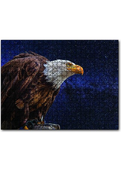 Kel Kartal 120 Parça Puzzle Yapboz Mdf (Ahşap)
