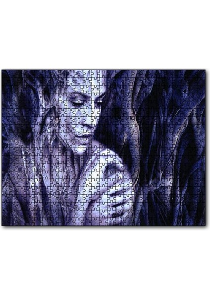 Ağaç Kökünden Kadın Figürü 1000 Parça Puzzle Yapboz Mdf(Ahşap)