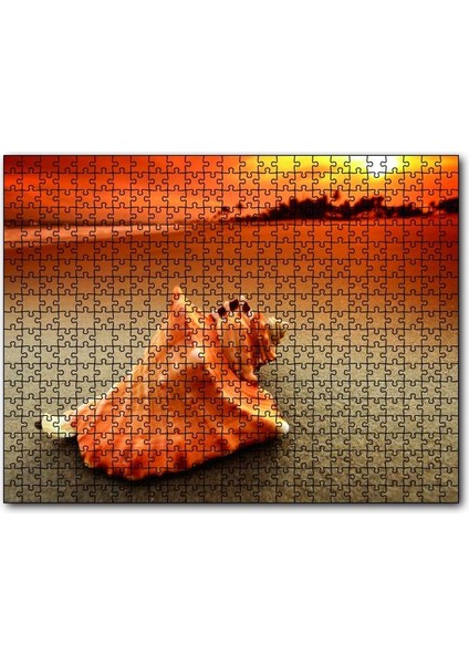 Deniz Kabuğu 120 Parça Puzzle Yapboz Mdf (Ahşap)