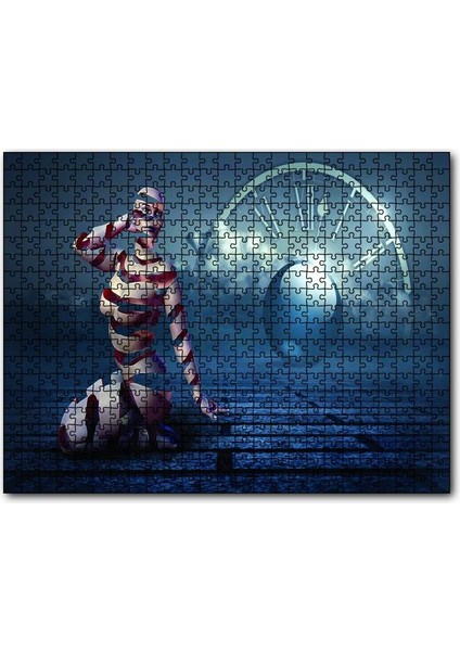 Dilimli Kadın Figüri Zaman 500 Parça Puzzle Yapboz Mdf (Ahşap)