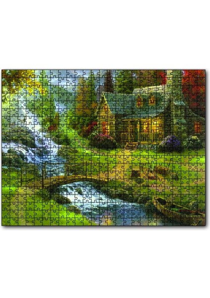 Ev Dere Ceylan Doğa 500 Parça Puzzle Yapboz Mdf (Ahşap)