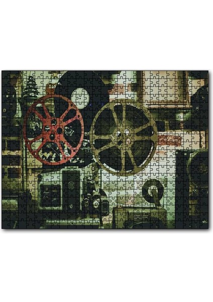 Film Makinesi 255 Parça Puzzle Yapboz Mdf (Ahşap)