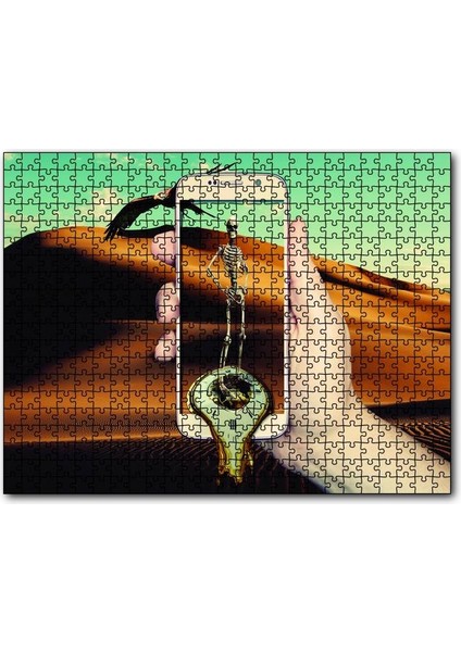 Telefon Iskelet Kartal 255 Parça Puzzle Yapboz Mdf (Ahşap)