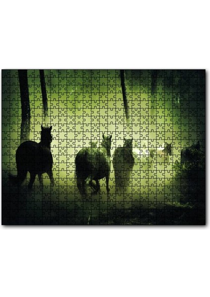 Horses 1000 Parça Puzzle Yapboz Mdf(Ahşap)