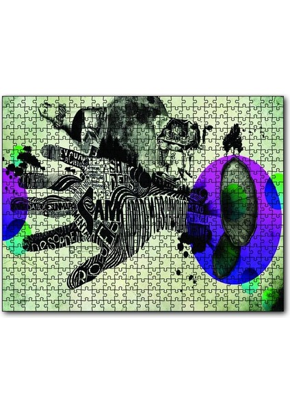 Hand Fingers Surrealism 120 Parça Puzzle Yapboz Mdf (Ahşap)