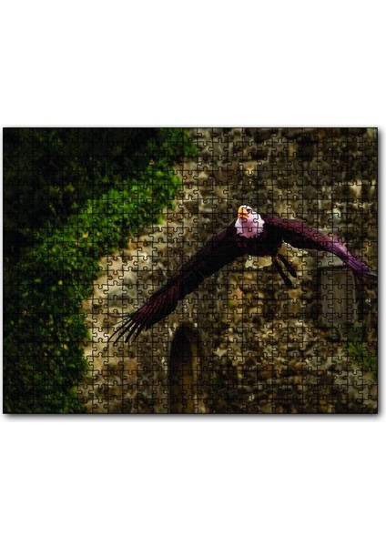 Havada Süzülen Kartal 120 Parça Puzzle Yapboz Mdf (Ahşap)