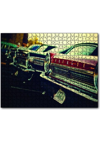 Klasik Arabalar 1000 Parça Puzzle Yapboz Mdf(Ahşap)