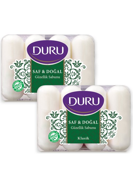 Saf & Doğal Klasik 8 Adet Güzellik Sabunu 2 x 280 gr