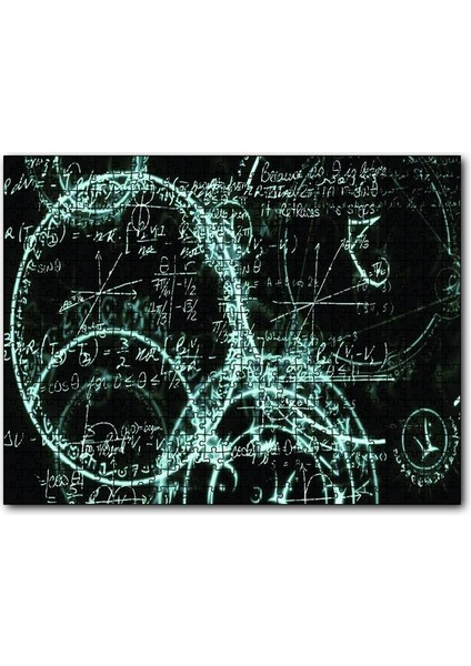 Matematik Işlemleri 120 Parça Puzzle Yapboz Mdf (Ahşap)