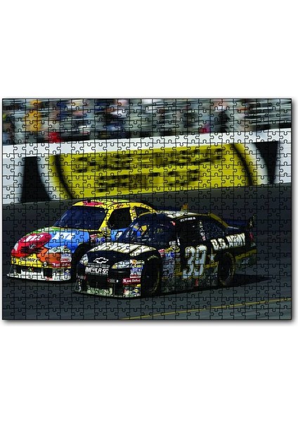 Nascar Yarış Otomobili 500 Parça Puzzle Yapboz Mdf (Ahşap)