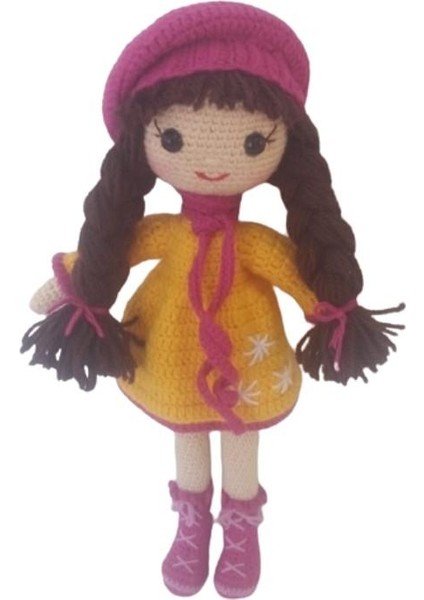 Kış Bebek Amigurumi Organik Oyuncak