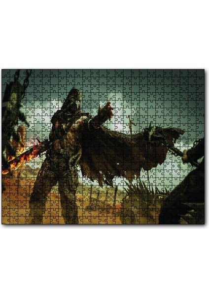 Mad Max Vs Darth Vader Görseli 120 Parça Puzzle Yapboz Mdf (Ahşap)