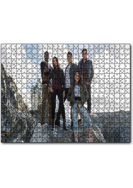 Power Rangers Naomi Scott Becky Cyler Ludi Lin Dacre 120 Parça Puzzle Yapboz Mdf (Ahşap)