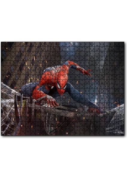 Spiderman Efsanevi Duruş 1000 Parça Puzzle Yapboz Mdf(Ahşap)