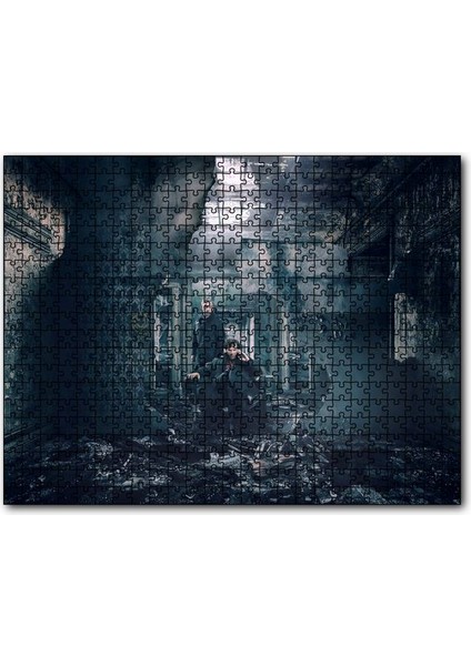 Sherlock ve Dr.watson Son Problem 255 Parça Puzzle Yapboz Mdf (Ahşap)