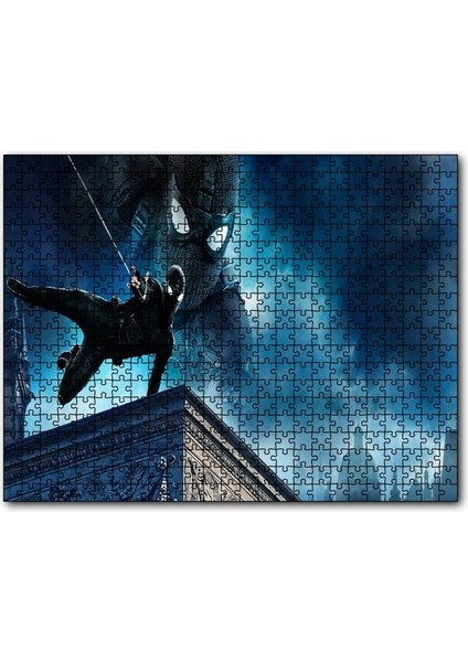 Spiderman Siyah Kıyafet 120 Parça Puzzle Yapboz Mdf (Ahşap)