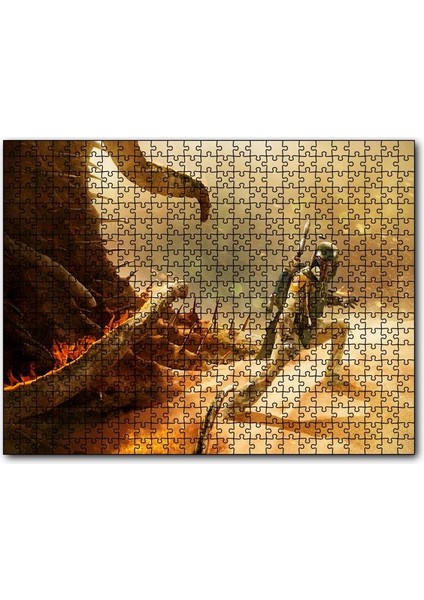 Star Wars Return Of The Jedi Boba Feet 120 Parça Puzzle Yapboz Mdf (Ahşap)