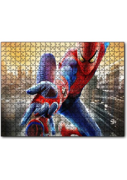 The Amazing Spider-Man 2 Ağ Atışı 255 Parça Puzzle Yapboz Mdf (Ahşap)