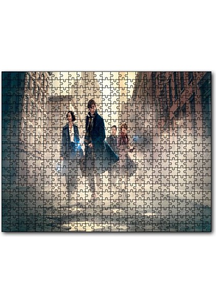 Fantastik Canavarlar Bloklar Arasında 1000 Parça Puzzle Yapboz Mdf(Ahşap)