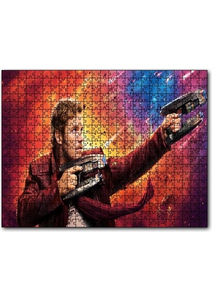 Galaksinin Koruyucuları Chris Pratt 500 Parça Puzzle Yapboz Mdf (Ahşap)