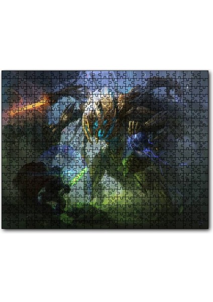 Star Wars Yoda Vs General Grievous 120 Parça Puzzle Yapboz Mdf (Ahşap)
