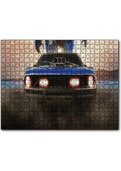 Transformers Bumblebee Dropkick 120 Parça Puzzle Yapboz Mdf (Ahşap)