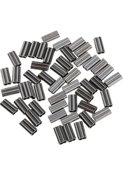 50 Adet Bakır Çift Varil Sıkma Kollu Tüp Konnektörü 1.5mm Delik (Yurt Dışından)