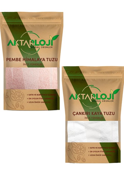 500 gr Ince Çankırı Kaya Tuzu + 500 gr Ince Himalaya Tuzu + Kaya Tuzu Sabunu + Himalaya Sabunu fiyatları