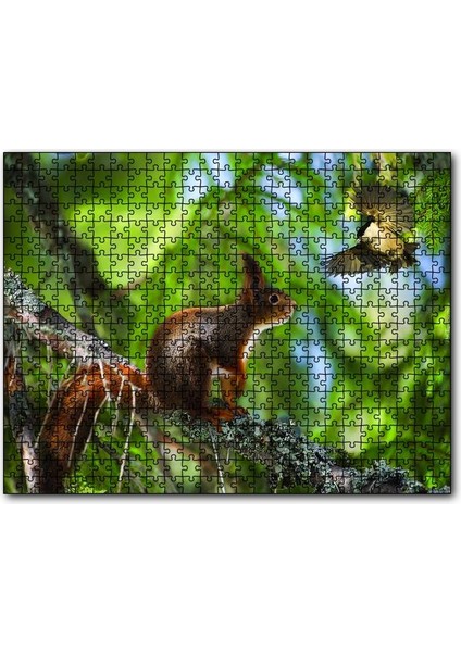 Sincap Kuş Muhabbeti 120 Parça Puzzle Yapboz Mdf (Ahşap)