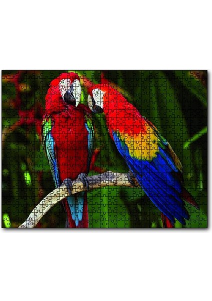 Amazon Papaganı 1000 Parça Puzzle Yapboz Mdf(Ahşap)