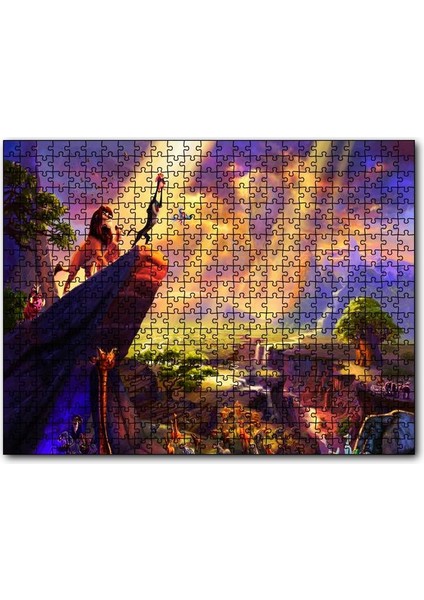 The Lion King 1000 Parça Puzzle Yapboz Mdf(Ahşap)