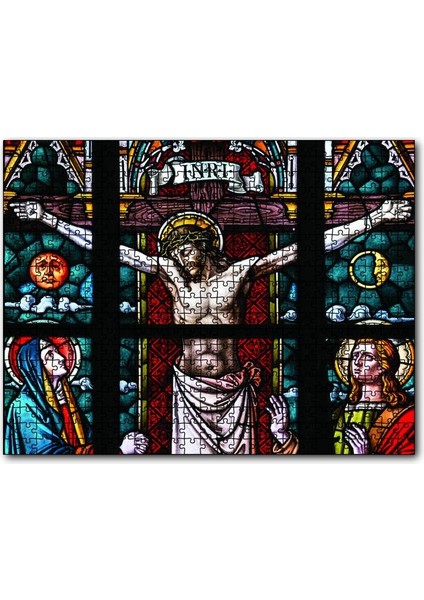 Çarmıhta Hz 255 Parça Puzzle Yapboz Mdf (Ahşap)
