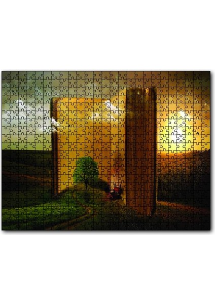 Doğa Kitap Yol Hayal Sanal 120 Parça Puzzle Yapboz Mdf (Ahşap)