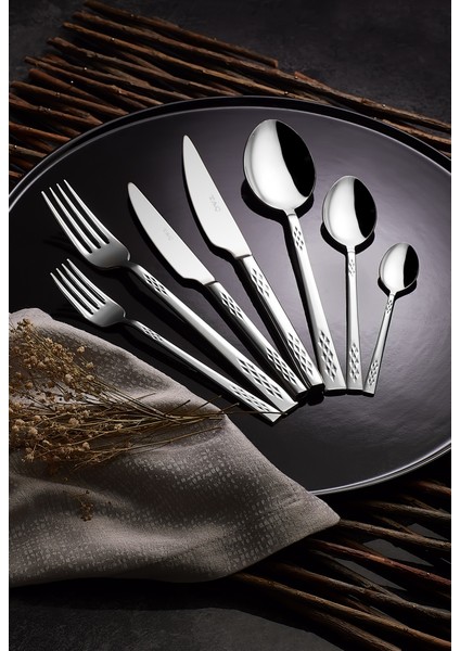 Ravello Flores 84 Parça Çatal Kaşık Bıçak Seti