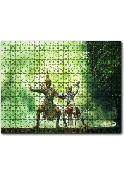 Tayland Sanatı 120 Parça Puzzle Yapboz Mdf (Ahşap)