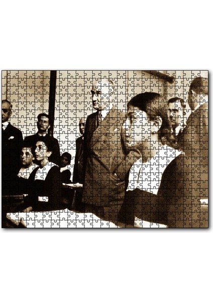 Başöğretmen Mustafa Kemal Atatürk 1000 Parça Puzzle Yapboz Mdf(Ahşap)