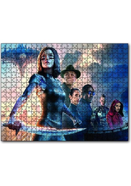 Alita Savaş Meleği Alternatif 120 Parça Puzzle Yapboz Mdf (Ahşap)