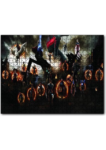 Avengers Endgame Son Savaş Görseli 120 Parça Puzzle Yapboz Mdf (Ahşap)