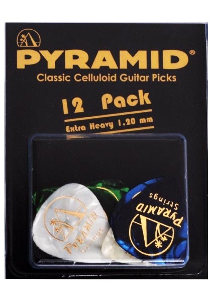 Gitar Aksesuar Pena 12 Adet Pyramid 1.20 mm Extra Heavy 557CP