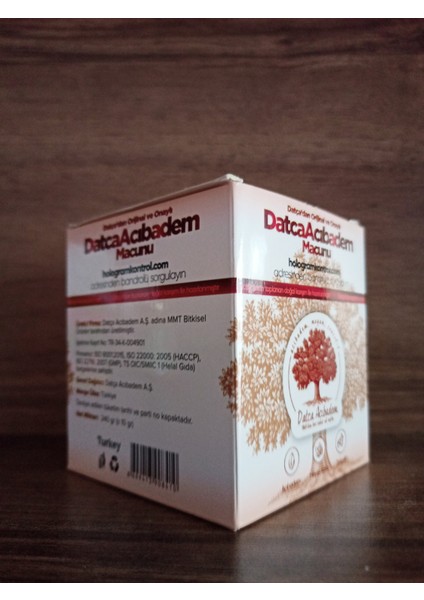 Datca Acıbadem Macunu 240 gr Meyankökü Acıbadem Zencefil