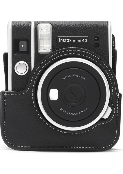 Instax Mini 40 Siyah Deri Çanta