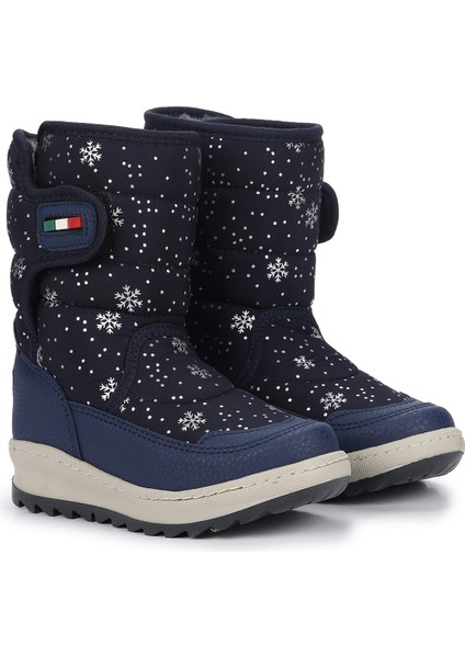 Tila Kar Desenli Cırtlı Kız Çocuk Kar Bot Ayakkabı modelleri