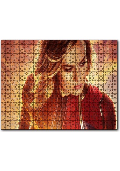 Cakapuzzle Captain Marvel Brie Larson 2 255 Parça Puzzle Yapboz Mdf (Ahşap)