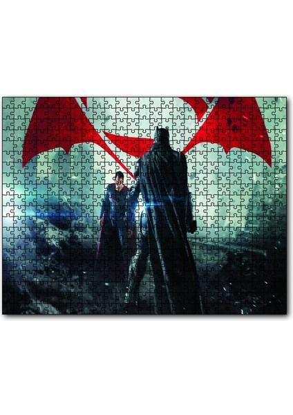 Cakapuzzle Batman Superman Son Dövüş 120 Parça Puzzle Yapboz Mdf (Ahşap)
