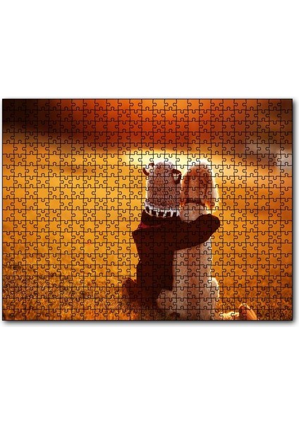 Cakapuzzle Çocuk ve Köpek Best Friends 255 Parça Puzzle Yapboz Mdf (Ahşap)