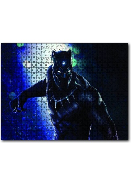 Cakapuzzle Black Panther Artwork Görseli 120 Parça Puzzle Yapboz Mdf (Ahşap)
