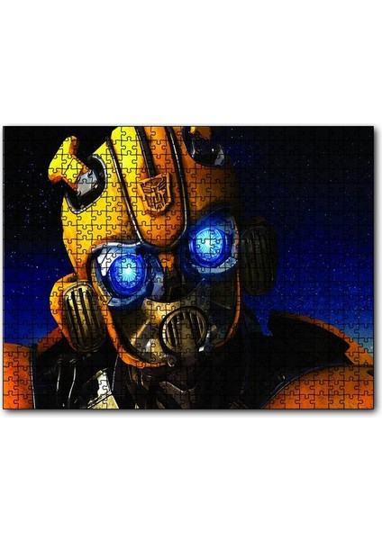 Cakapuzzle Bumblebee Görseli 255 Parça Puzzle Yapboz Mdf (Ahşap)