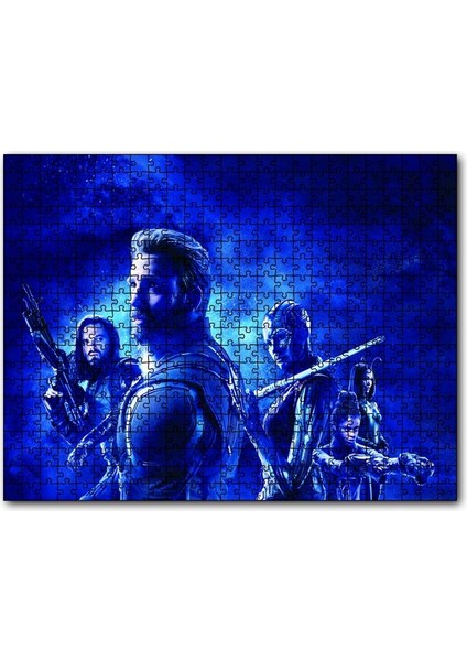 Cakapuzzle Captain America ve Arkadaşları 255 Parça Puzzle Yapboz Mdf (Ahşap)