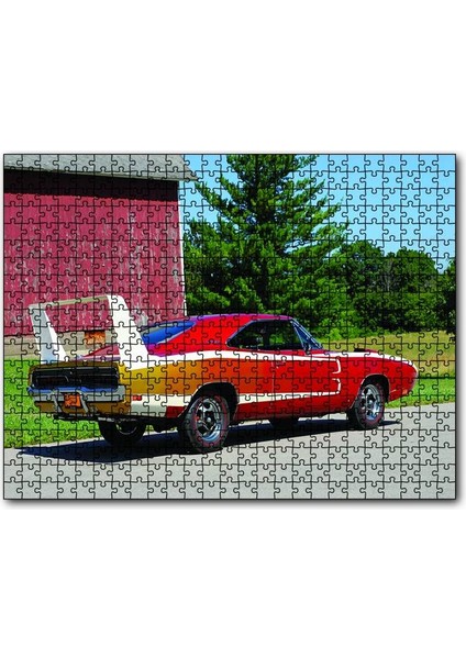 Caka Tablo Cakapuzzle  Dodge Charger Dayton Otomobil Görseli 120 Parça Puzzle Yapboz Mdf (Ahşap)